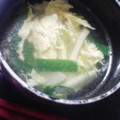 Mie...*'s cooksnap of when they made エリンギとにらのさっぱり中華スープ.