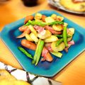 ikewaka's cooksnap of when they made 超簡単！新じゃがとアスパラ炒め.