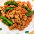maabuuruu's cooksnap of when they made 豚バラとシシトウの炒め物.