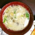 空ちゃんかんちゃん's cooksnap of when they made 茄子とふんわり卵のコンソメスープ.