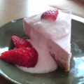 moka0416's cooksnap of when they made 苺みるくレアチーズケーキ.