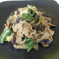 yujunrie's cooksnap of when they made 豚肉と茄子のピリ辛炒め.