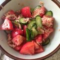 キャビィーママ's cooksnap of when they made トマトとツナとキュウリの和えたやつ.