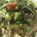 yurietti's cooksnap of when they made 梅オクラそーめん！.