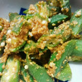 ＊弥生兎＊'s cooksnap of when they made オクラのごま和え.