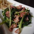 tortolos's cooksnap of when they made ★水菜のベーコンガーリック炒め★.