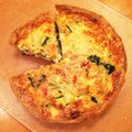 nonokoko's cooksnap of when they made ほうれん草とベーコンのキッシュ.