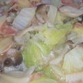 クックQNOM99☆'s cooksnap of when they made 白菜 しめじ ベーコンの 味噌煮込み！.