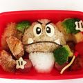 ☆りょうちゃんママ☆'s cooksnap of when they made 園児キャラ弁【クリボー】マリオ.