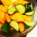 Shaohoo's cooksnap of when they made 白だしで★きゅうりと人参の胡麻入り浅漬け.