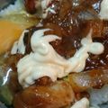hiroyky's cooksnap of when they made からあげのチリマヨ丼.