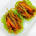 ジンベえちゃん's cooksnap of when they made 甘辛♡我が家の定番きんぴらごぼう.