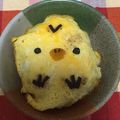 みー３２'s cooksnap of when they made キャラ弁キイロイトリオムライスリラックマ.
