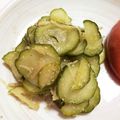 Hanachico's cooksnap of when they made ♡きゅうりのぬか漬けで香味和え♡.