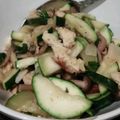 Homechef's cooksnap of when they made シメジとズッキーニとパプリカの卵炒め物.