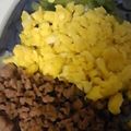 エマリア1226's cooksnap of when they made 簡単! 3色そぼろ丼☆.
