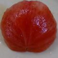 さきぽっぽ's cooksnap of when they made スプーンだけでトマトの皮むき！.