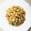 RoomA's cooksnap of when they made 余った焼肉で☆簡単キムチチャーハン.