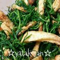 ☆やたこさん☆'s cooksnap of when they made おかひじきとカリカリ油揚げのおひたし♪.