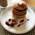 元プロ♪よっぴー's cooksnap of when they made 簡単混ぜるだけ！ふわもちパンケーキ★.