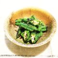 ゆずゴーヤ's cooksnap of when they made 【農家のレシピ】オクラの胡麻和え.