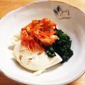 カポママ's cooksnap of when they made 冷奴アレンジ☆モロヘイヤキムチ.