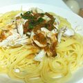 くみょくみょ's cooksnap of when they made ササミ☆大葉☆梅☆パスタ☆簡単☆美味しい.