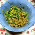 initium's cooksnap of when they made モロヘイヤと納豆のネバネバ和え.