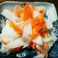 すぴあや's cooksnap of when they made 夏に負けるな！大根と人参の甘酢和え.