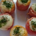 percolate's cooksnap of when they made トマトベーコンチーズ焼き.