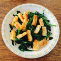 マリネ▽▲'s cooksnap of when they made サクサク新食感＊油揚げとほうれん草炒め.