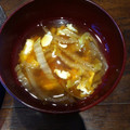 Nekokame's cooksnap of when they made 簡単　玉ねぎ　椎茸　卵の　和風スープ.