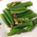 アンの台所's cooksnap of when they made オクラのガーリックソテー.