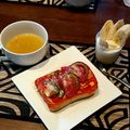 maytan555's cooksnap of when they made ピザ風トマトトースト★.