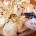 たまにゃんʕ•ﻌ•ʔ's cooksnap of when they made ☆簡単！鮭とキャベツのレモンダレ炒め☆.
