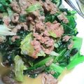 鬼嫁ちーちゃん's cooksnap of when they made キャベツとひき肉の炒め物.