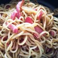 ねぎ丸ちゃん's cooksnap of when they made ヘルシー醤油ベーコン焼きそば.