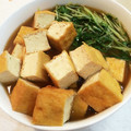 ◆くまこ◆'s cooksnap of when they made 水菜と厚揚げの煮物.