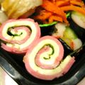 39rainbow's cooksnap of when they made お弁当に♪ハムチー大葉の巻きマキ.