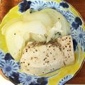 グィネ's cooksnap of when they made かじきの蒸し焼きタルタルソース☆.