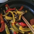 ダサコ's cooksnap of when they made 茄子とパプリカの炒め煮.