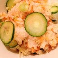 miho0612's cooksnap of when they made 鮭ときゅうりとみょうがの混ぜご飯.