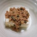 ヒルネコ３'s cooksnap of when they made ひき肉の実山椒炒め冷奴のせ.