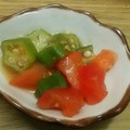 みぽぴぽ's cooksnap of when they made 簡単！トマトとオクラのおひたし.