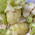あままき's cooksnap of when they made キャベツとツナのポテサラ.