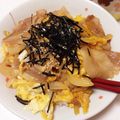 クック8E1ARO☆'s cooksnap of when they made [一人前]　卵とじ豚丼　.