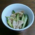☆小鳥のパンジー☆'s cooksnap of when they made 調味料３つキュウリとささみのワサビ合え★.