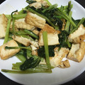 とぉみ23's cooksnap of when they made 小松菜と厚揚げのピリ辛炒め.