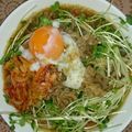 さきこけし's cooksnap of when they made ごま油香るキムチ牛肉ぶっかけうどん.