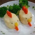 チャトラン0601's cooksnap of when they made 大根おろしアートに対抗してポテトアート！.